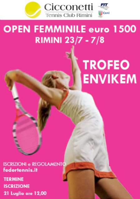 Trofeo ENVIKEM Open Femminile 1500 Euro